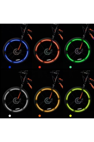 Kırmızı 1 Adet 8 Çıkartma -bisiklet Çıkartmaları Yansıtıcı Bant Floresan Mtb Bisik Şeritleri Bisiklet Kaskı Bisiklet Aks. 44383220 Kırmızı