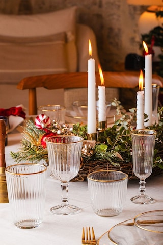 Rakle Splendid Gold Su Bardağı Seti 4'lü 290 CC