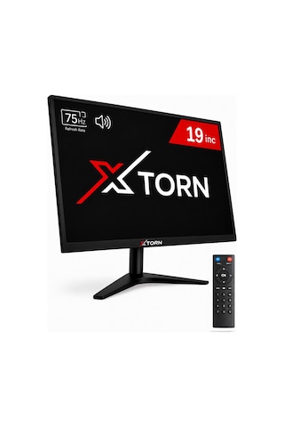 Torn 19" Led Monitör 75hz 5ms Dahili Hoparlörlü Uzaktan Kumandalı Hdmı Vga Geniş Ekran
