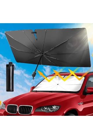 Araba Oto Ön Cam Şemsiye 125cm 65cm