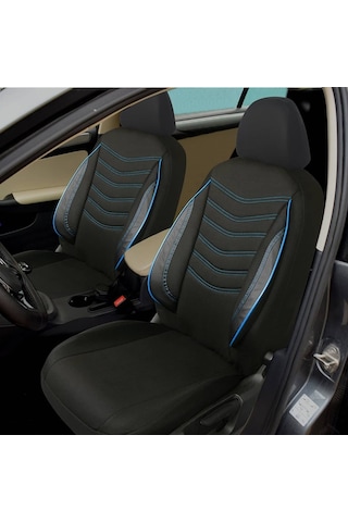 Navi Yeni Nesil Serisi Universal Oto Koltuk Kılıfı Siyah-Mavi