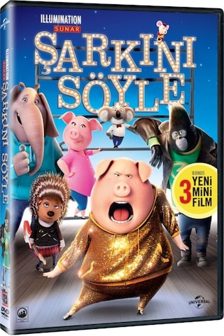 Sing - Şarkını Söyle 3D+2D Blu-Ray 2 Diskli