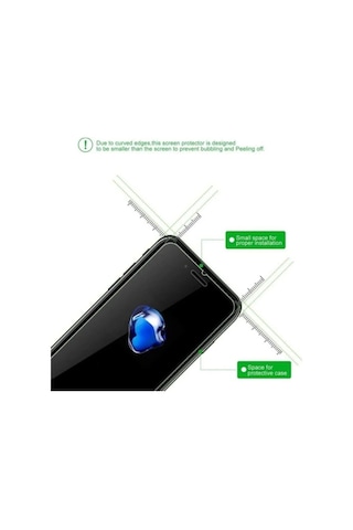 Ringke Apple iPhone Uyumlu 7 PLUS Premium Ekran Koruyucu 9h Sert Temperli Kırı