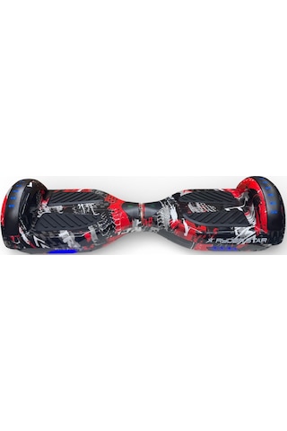 Elektrikli Kaykay Hoverboard Bluetooth Hoparlörlü RS-S5 Red Extreme Grafiti