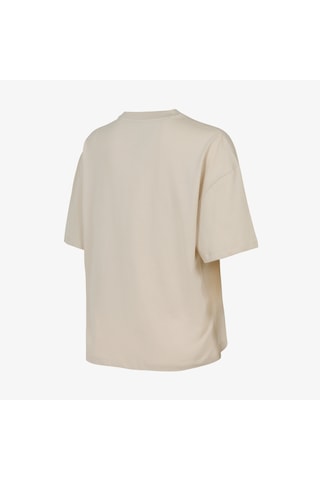 New Balance Lifestyle Kadın Bej T-shirt Wnt3632-mbm 5559697