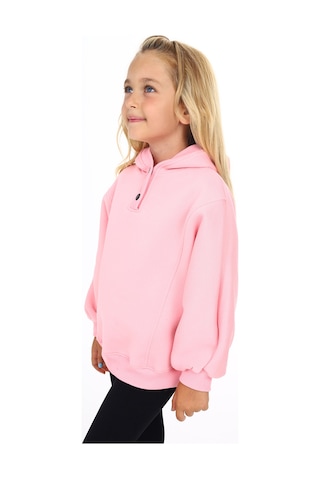 Toontoy Kız Çocuk Nakışlı Sweatshirt Pembe
