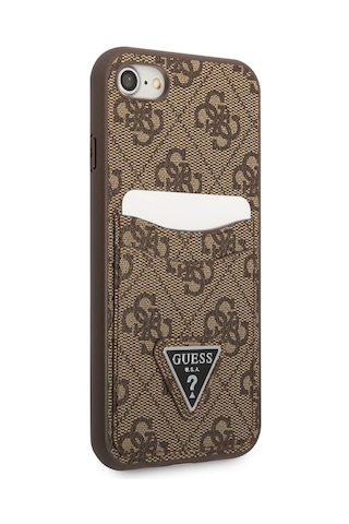 Apple Uyumlu iPhone Se 2020 Kılıf Guess Çift Kart Bölmeli Kapak