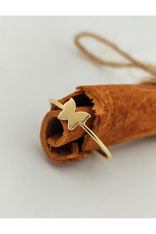 İkyz00068 Kelebek Altın Yüzük