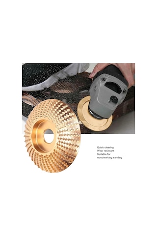 Depolife Ahşap Törpü Eğe Disk 85mm Kuksa Tabak Oval Oyma Açılı Taşlama Diski Aşındırıcı Oyma Şekillendirme