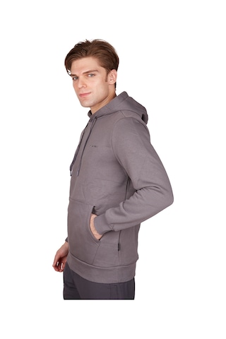 Alpinist Stream Erkek Kapşonlu Sweatshirt Antrasit