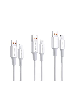 Npo Utl02 60w 20cm Tpe Usb To Lightning Hızlı Şarj Ve Data Kablosu 3 Adet Lighnting