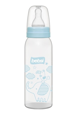 Bebsi PP Biberon 250 ml - Mavi