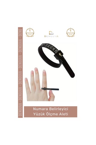 Yüzükölçme Profesyonel Hassas Parmak Ölçüsü Aparatı Standart Kuyumcu Kalibre Yüzük Ölçme Aleti Diğer
