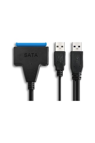 Usb 3.0 To Sata 2.5" 3.5" Hdd Kablo12V Power Adaptörlü