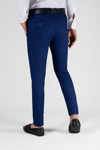 Terapi Men Mavi Slim Fit Pamuklu İtalyan Kesim Pantolon Mavi