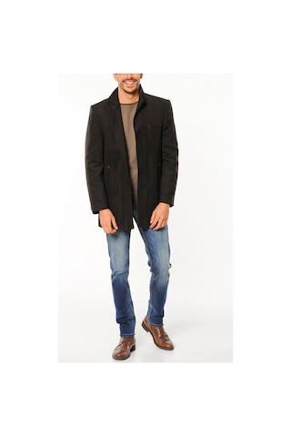 Plt8306 Dewberry Erkek Palto-diagonal Kahve Diagonal Kahve
