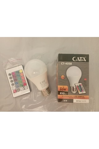 Ct-4058 Rgb Kumandalı Ampul 9w 10 Adet