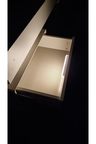 Hareket Sensörlü Şarjlı Led Dolap-çekmece-aydınlatma Işığı - Sıcak Sarı Işık-50 Cm Sıcak Işık
