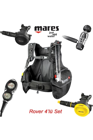 Mares Rover Scuba Regülatör Bc Set Siyah - Gri