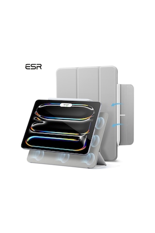 Apple iPad Uyumlu Pro 11 2024-2025 Rebound Manyetik Tablet Kılıfı Kapaklı Kılıf