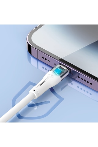 Recci Rs11cl Type-c To Lightning Pd Hızlı Şarj Özellikli Data Ve Şarj Kablosu 20w 1m Beyaz