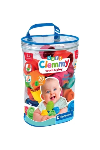 17877 Soft Clemmy - Yumuşak Blok Çantası 20 Parça 6-36 Ay