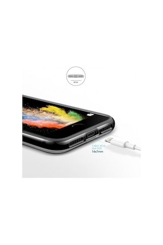 Vrs Design Apple Uyumlu iPhone 8 / 7 İle New Crystal Mixx Kılıf Clear