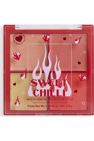 I Heart Revolution Sweet Chilli Cream Blush & Highlight Quad