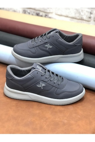 Luttoon Büyük Numara 45-46-47-48 Ortopedik Erkek Spor Ayakkabı Gri