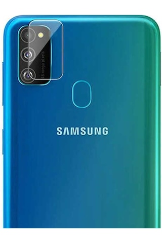 Samsung Uyumlu Galaxy M30s Zore Nano Kamera Koruyucu Renksiz