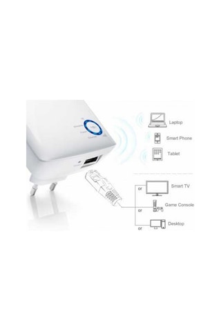 TP-LINK TL-WA850RE 300MBPS 1PORT 2.4GHz RANG EXTENDER