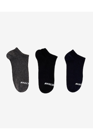 Skechers 3'lü Paket Essential Bilekli Çorap Unisex Siyah-lacivert-antrasit Çorap S2520315-3700