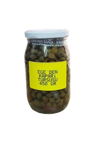 Egeden Her Yere Kapari Turşusu Doğal Ev Yapımı 450 G