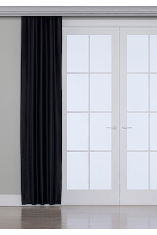 Gauze Fabric Design Blackout Karartma Özellikli Yüksek Kaliteli Siyah