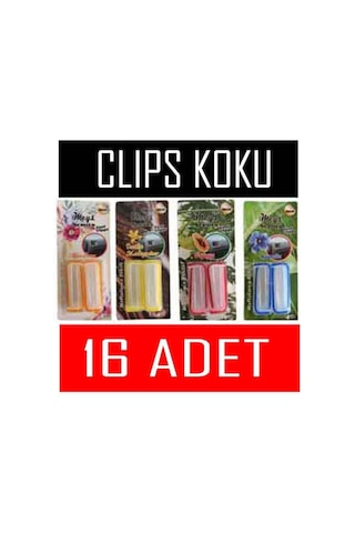 Mandal Araç Kokusu Izgaralı-4 Paket 16 Adet