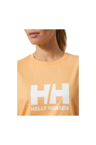 Helly Hansen W Hh Logo 2.0 Kadın T-shirt Hha.34465 Gri - Lacivert - Sarı