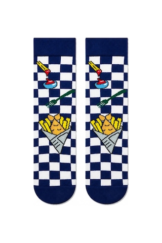 Carnaval Socks Fast Food Desenli 5'li Kutulu Çorap Seti Pizza, Patates Ve Mısır 2000386