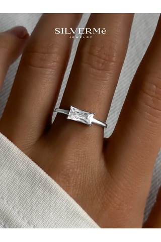 Sılverme 925 Ayar Gümüş Nişan Yüzüğü 203833993 Gümüş