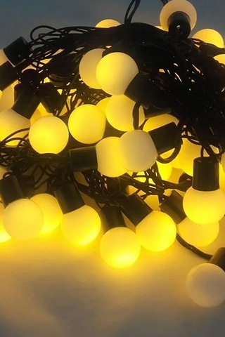 Thentech 5 Metre 28 Li Dış Mekan Süsleme Özel Günler İçin Kına Düğün Noel Yılbaşı Etkinlikleri İçin Led Işık Sarı