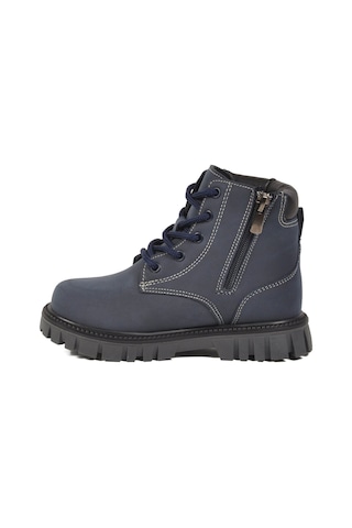 Pepino Lacivert Bağcıklı Fermuarlı Kaymaz Unisex Çocuk Bot 1782 P Lacivert