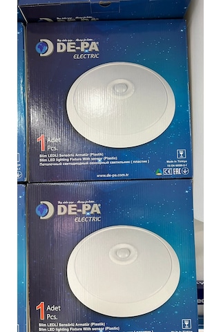 DE-PA SLİM LEDLİ SENSÖRLÜ PLASTİK ARMATÜR Beyaz