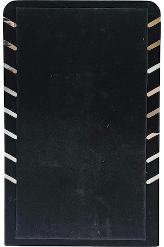 Ayaklı Siyah Süet Kare Kolye&zincir Standı 8 Li Çok Renkli