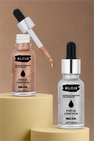 2'li Damlalık Şişeli Likit Aydınlatıcı Highlighter Seti