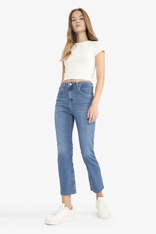 Defacto Crop Flare Fıt Mavi Kadın Jean Pantolon G2217ax/nm28 Mavi