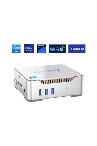 Nipogi GK3 Plus ONECLASS N100 16 GB 512 GB NVMe SSD W11H Mini Pc