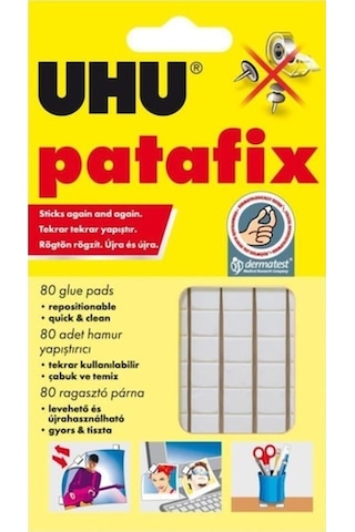 Uhu Patafix Hamur Tipi Yapıştırıcı Beyaz
