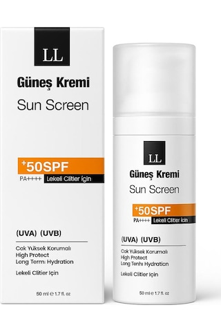 Lau Lau Tone Up Pink Lekeli Ciltler için Güneş Kremi SPF50+ 50 ML