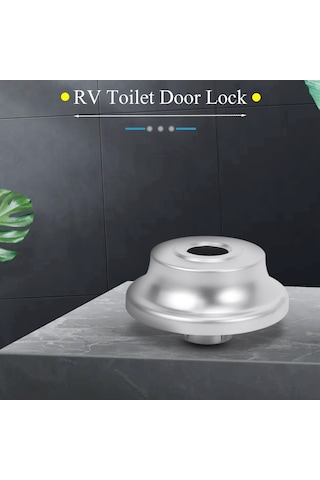 Nayomiglow Rv Tuvalet Kapı Kilidi Banyo Kapı Kilidi Karavan Tekne Mandal Kolu Kilidi Rv Aksesuarları
