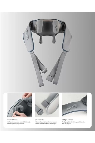 Home Vnb-01 U Tipi Ergonomik Boyun Masaj Cihazı Çok Renkli