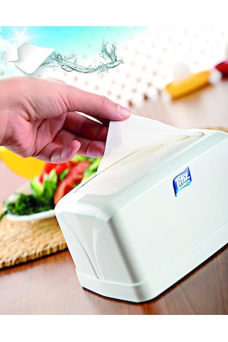 Titiz TP-260 Masaüstü Dispenser Yatay Peçetelik Beyaz 1 Adet